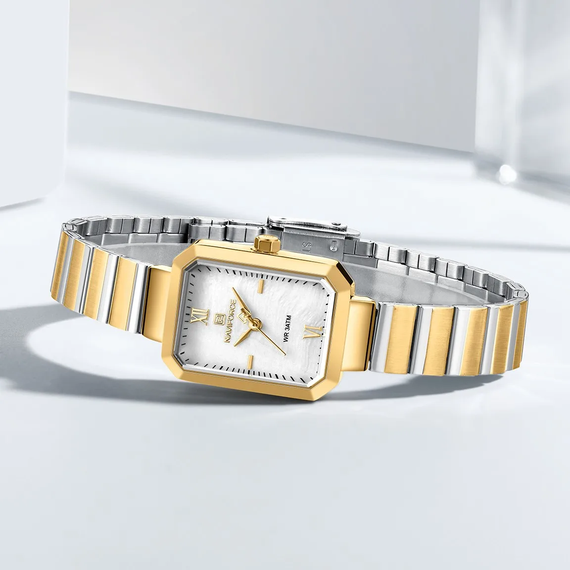 Naviforce 5050 - Gold White For Women image 2