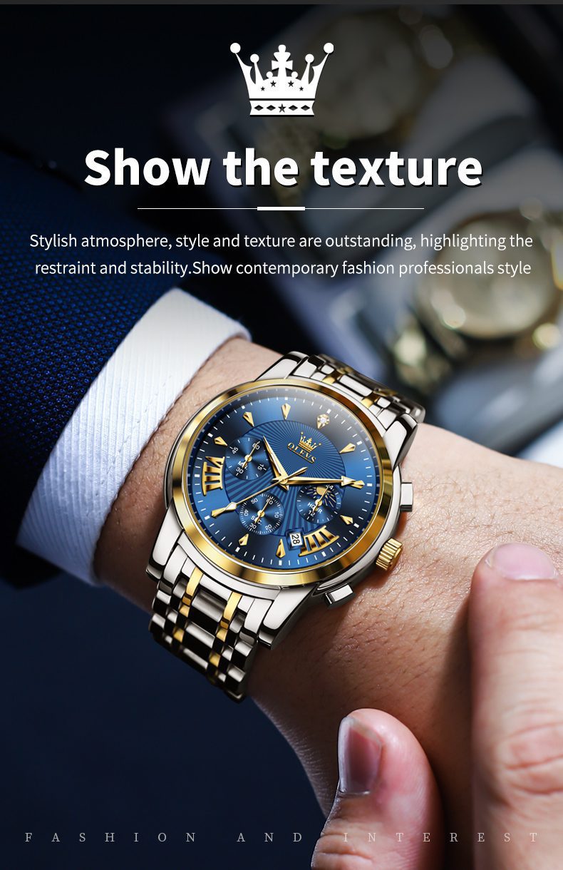 OLEVS 2892 - GOLDEN BLUE description image