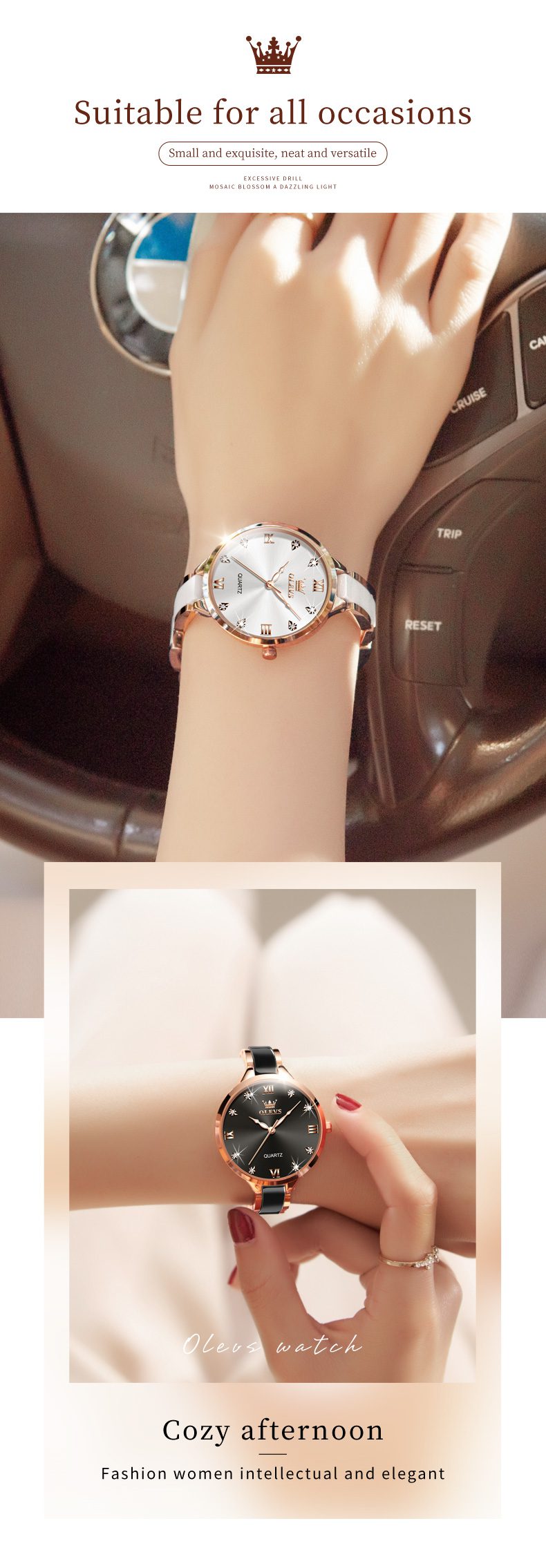 OLEVS 5872-BLACK description image