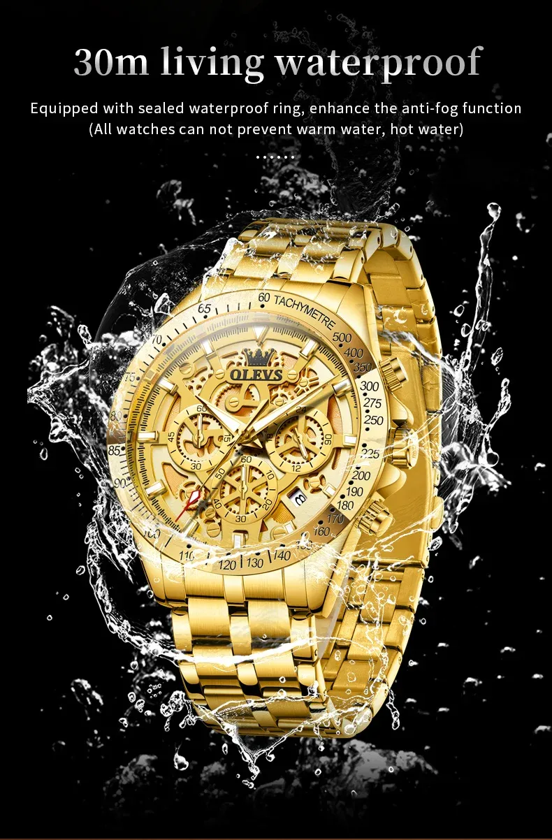 OLEVS 9913-GOLDEN description image