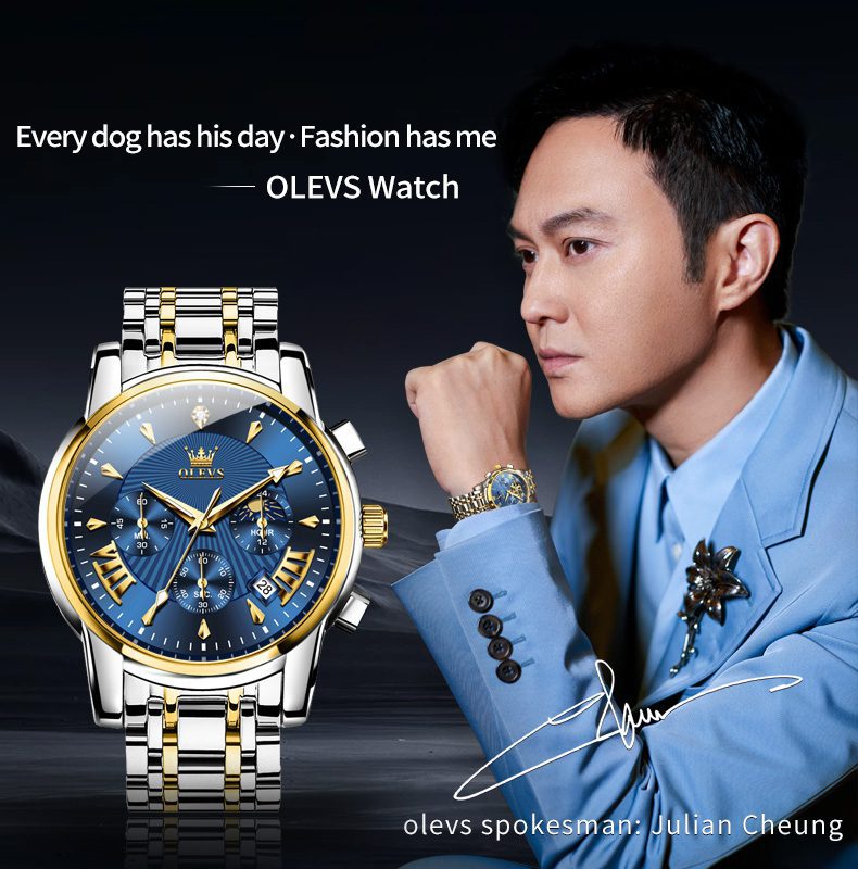 OLEVS 2892 - GOLDEN BLUE description image
