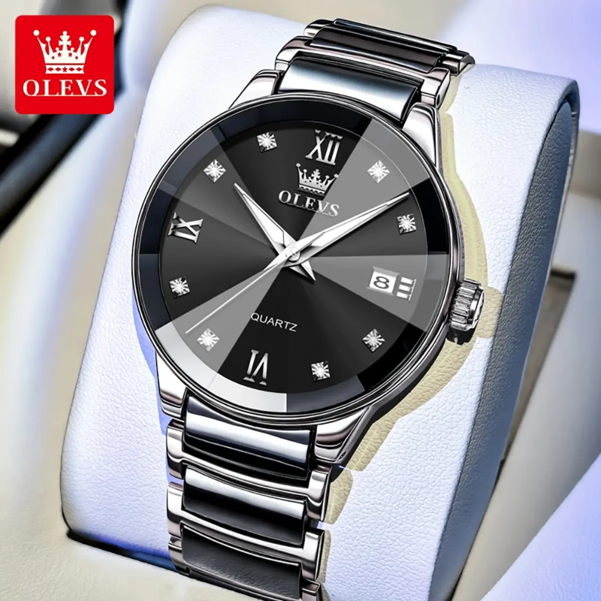 OLEVS 7114-SILVER BLACK image 3