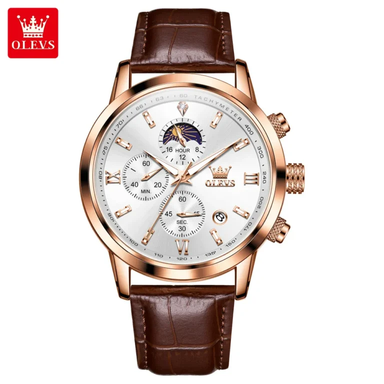 OLEVS 9812 - BROWN WHITE