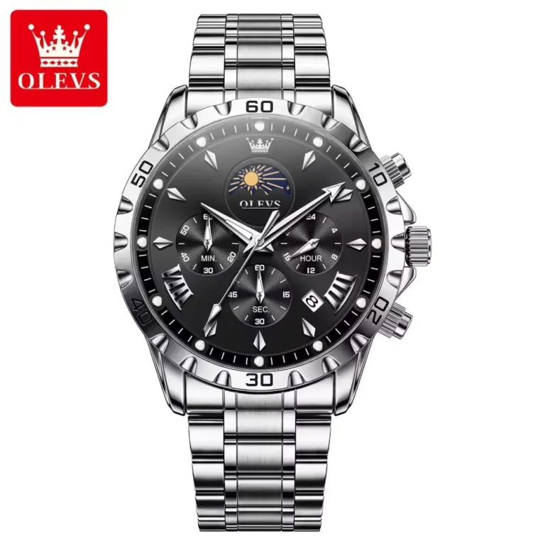 OLEVS 2949-SILVER BLACK