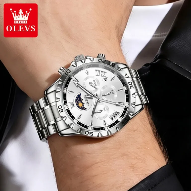 OLEVS 2949-SILVER WHITE description image