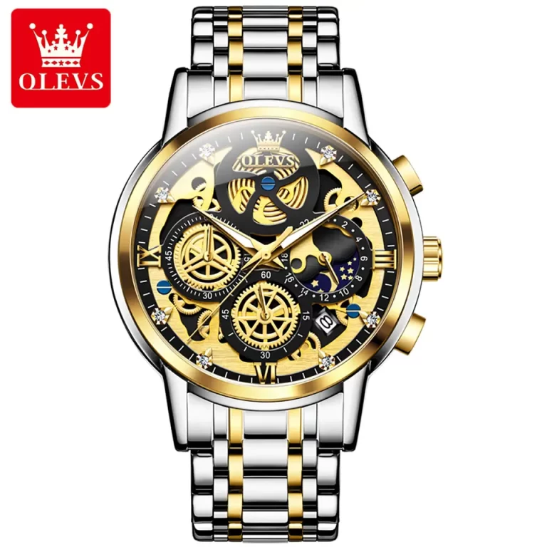 OLEVS 9947-GOLDEN BLACK