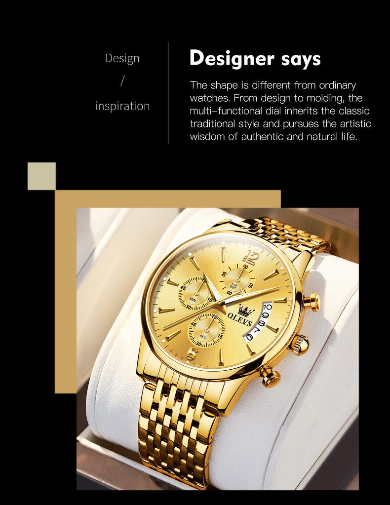 OLEVS 2867 -GOLDEN description image