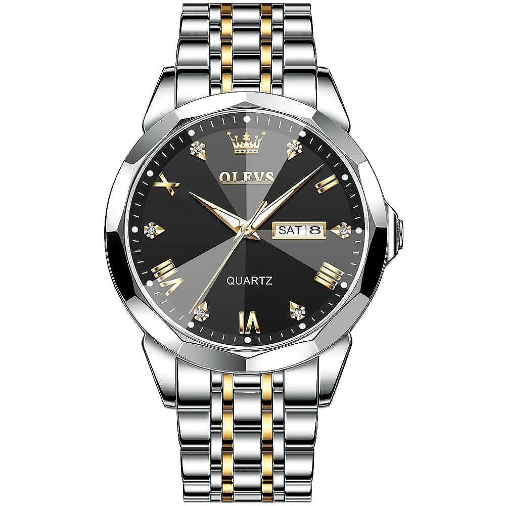 OLEVS 9931-GOLDEN BLACK