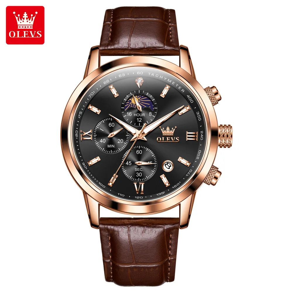 OLEVS 9812 - BROWN BLACK