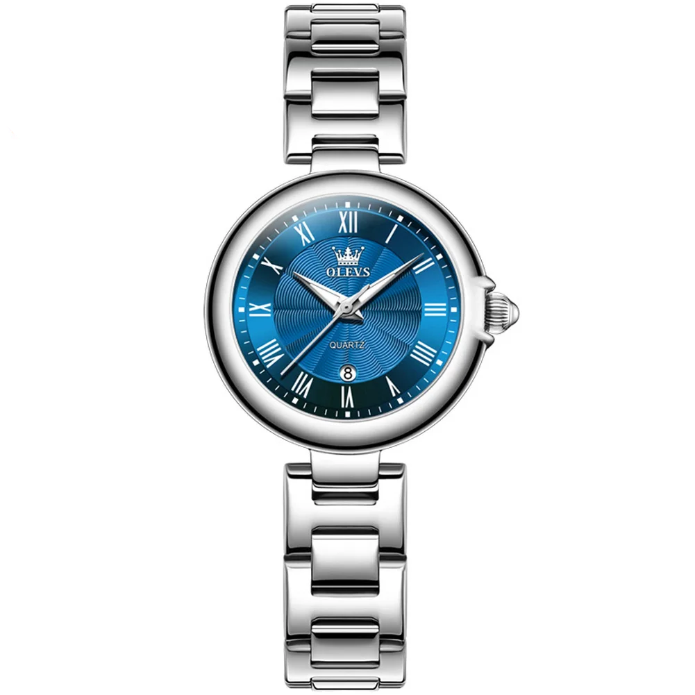 OLEVS 5608-SILVER BLUE