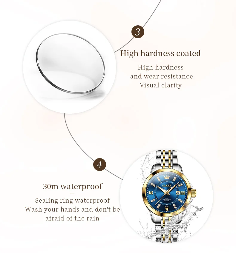 OLEVS 3620 - GOLDEN BLUE description image