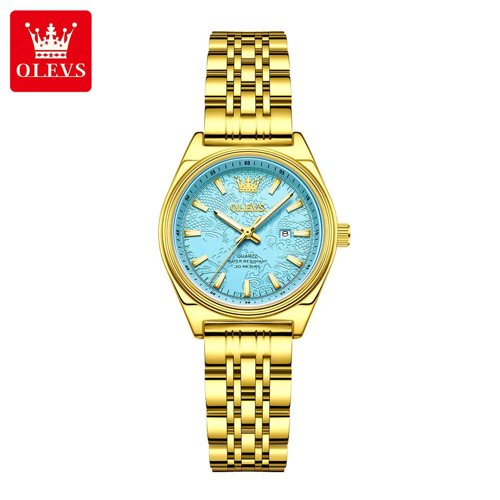 OLEVS 3703- BIUE GOLDEN