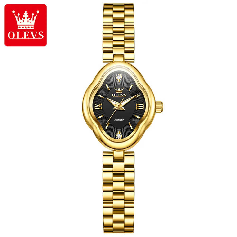 OLEVS 5666-GOLDEN BLACK