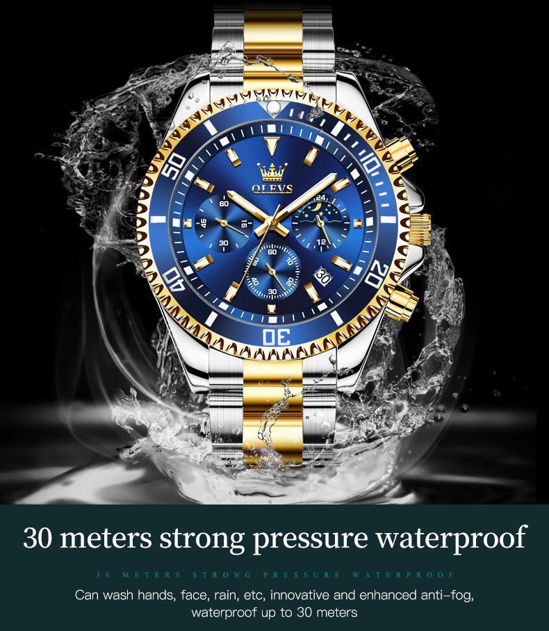 OLEVS2870 -GOLDEN BLUE description image