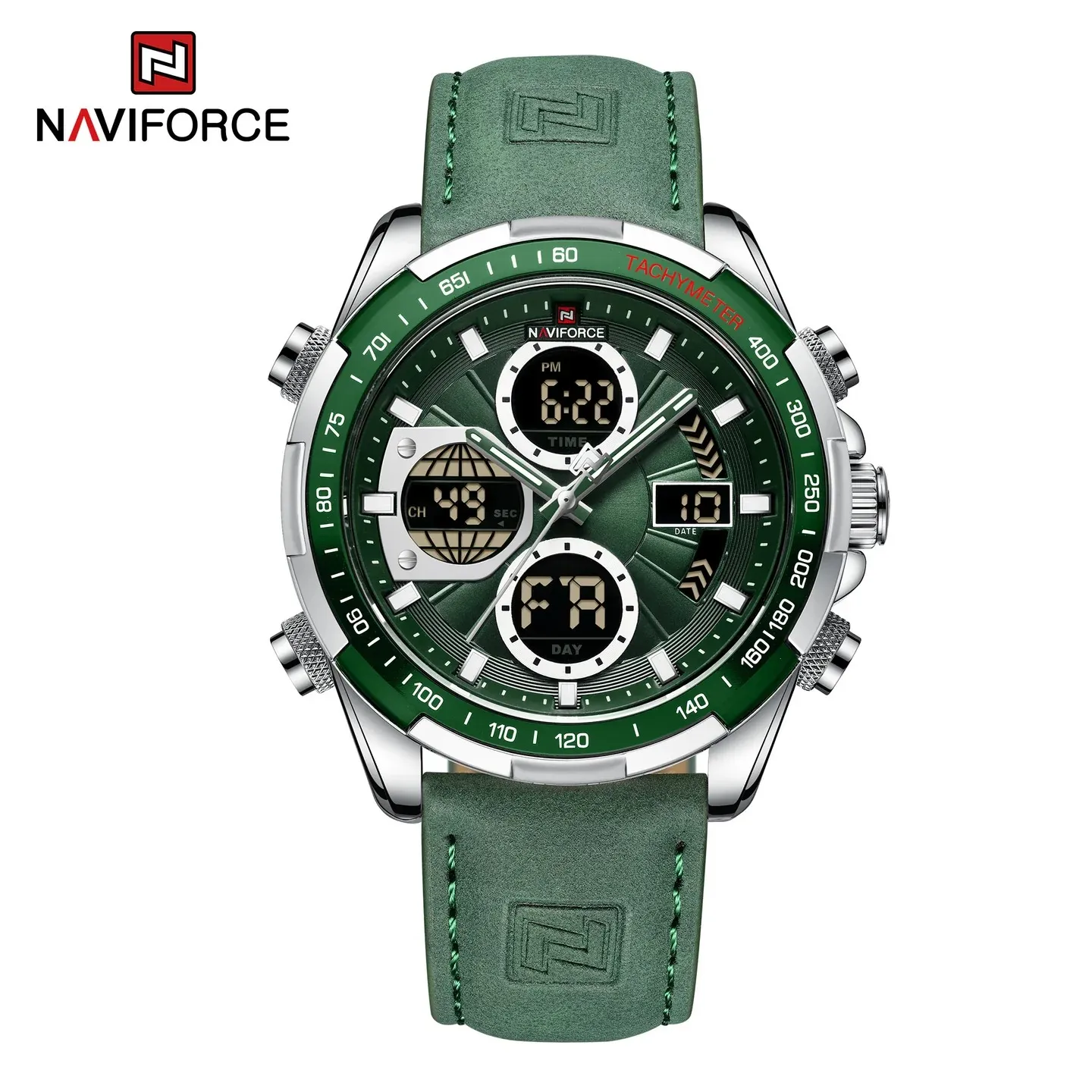 Naviforce 9197 L - Silver Green