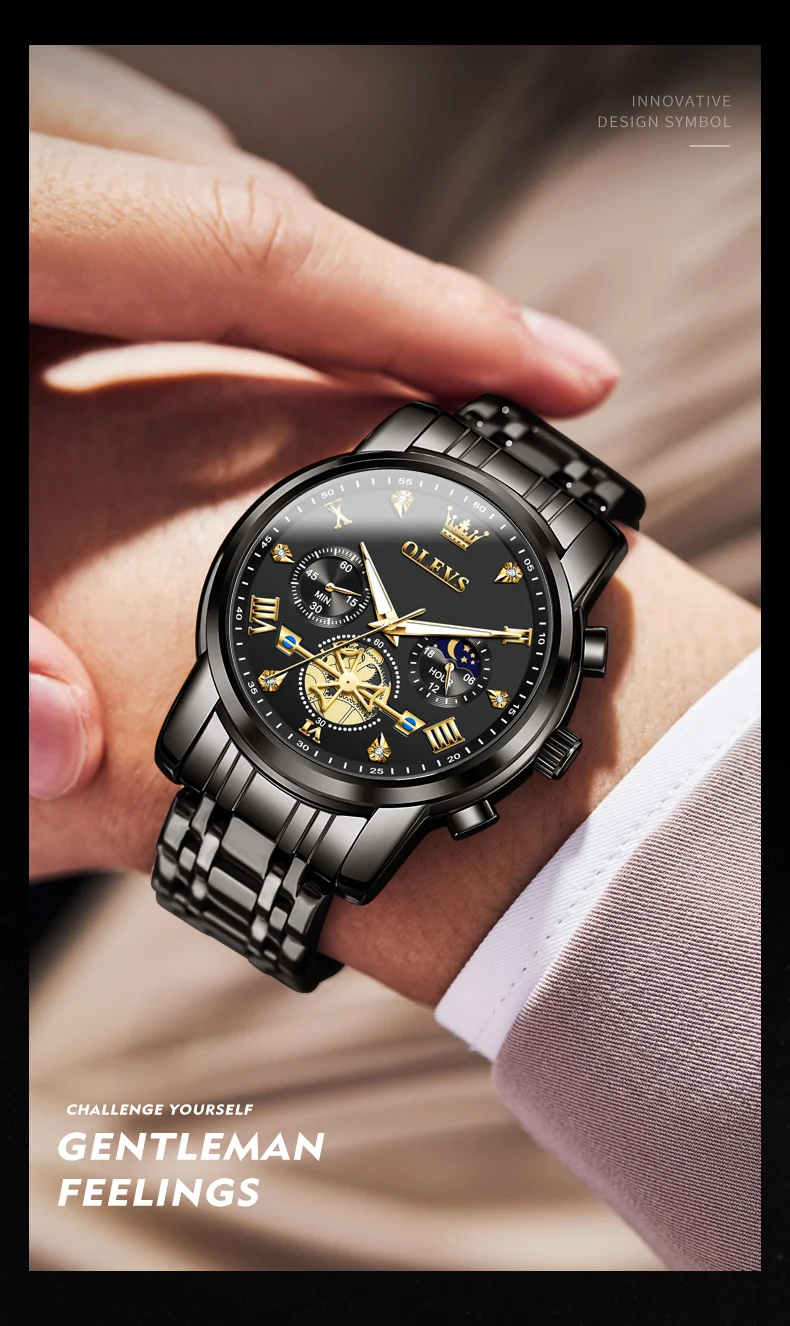 OLEVS 2856 -BLACK description image