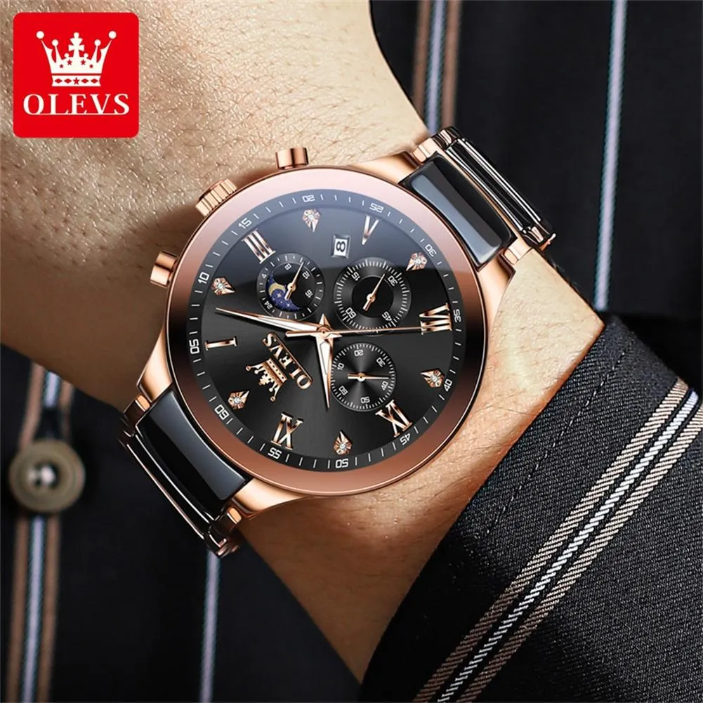 OLEVS 7004 - ROSE BLACK image 2