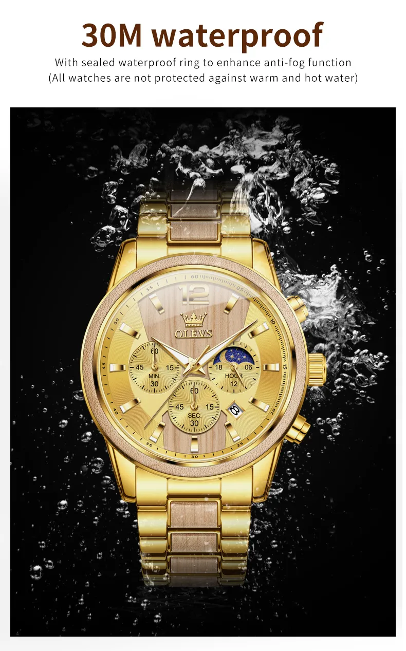 OLEVS 3645-GOLD description image