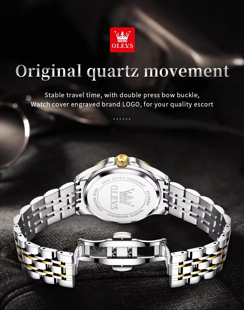 OLEVS 3620- GOLDEN WHITE description image
