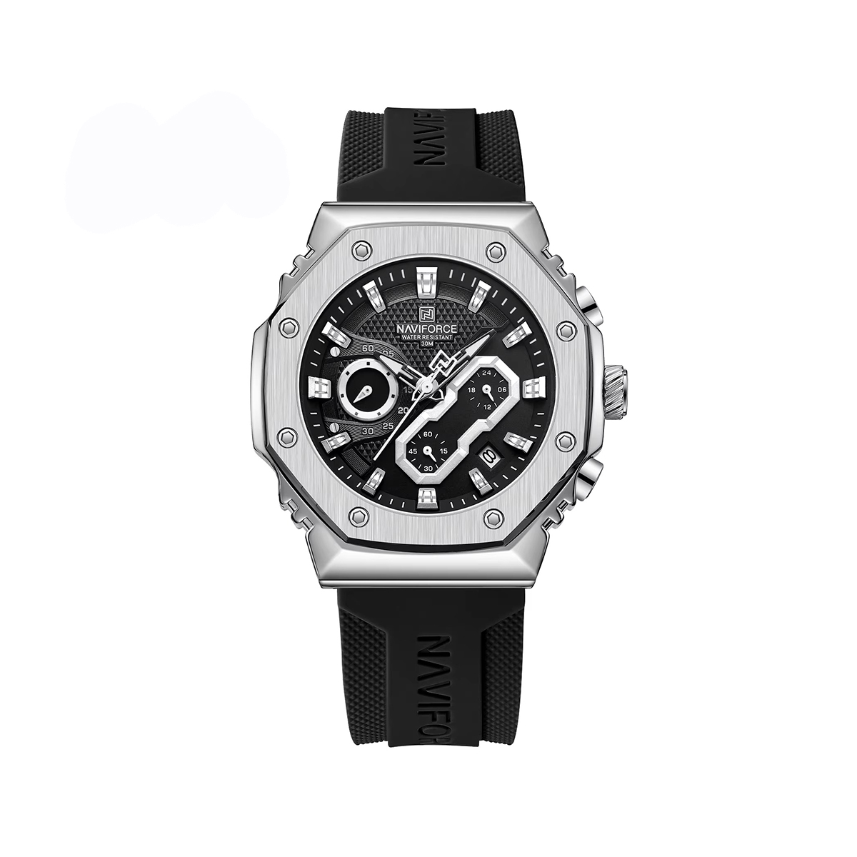 Naviforce 8035 - Sliver Black For Man - hover