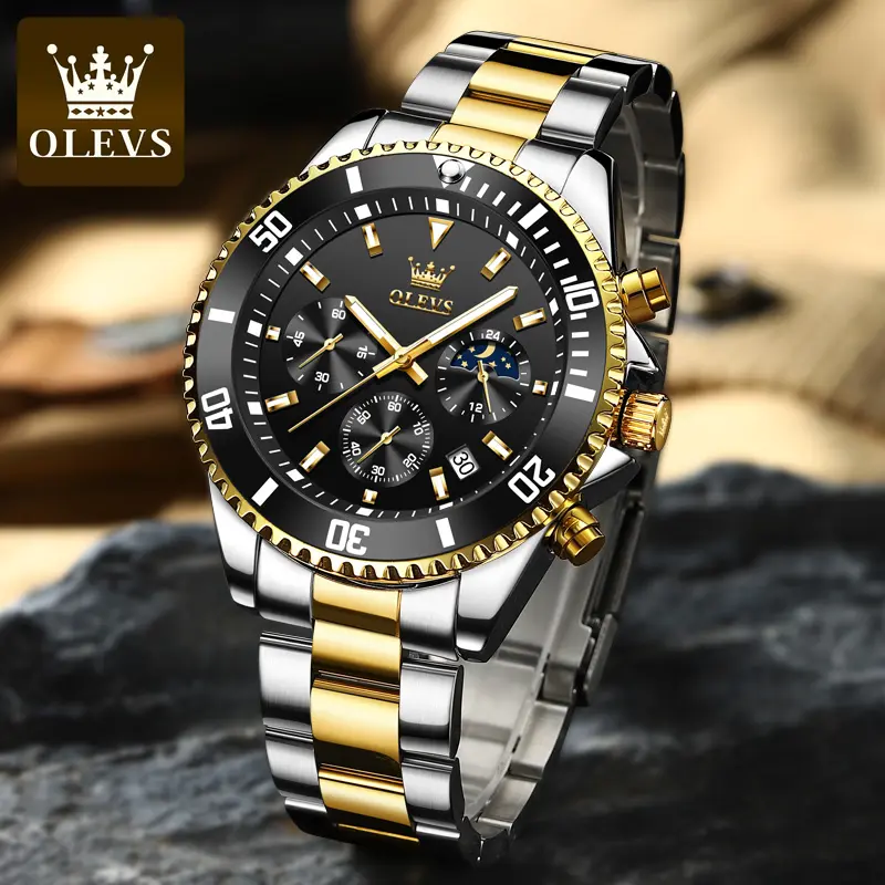 OLEVS 2870 -GOLDEN BLACK image 2