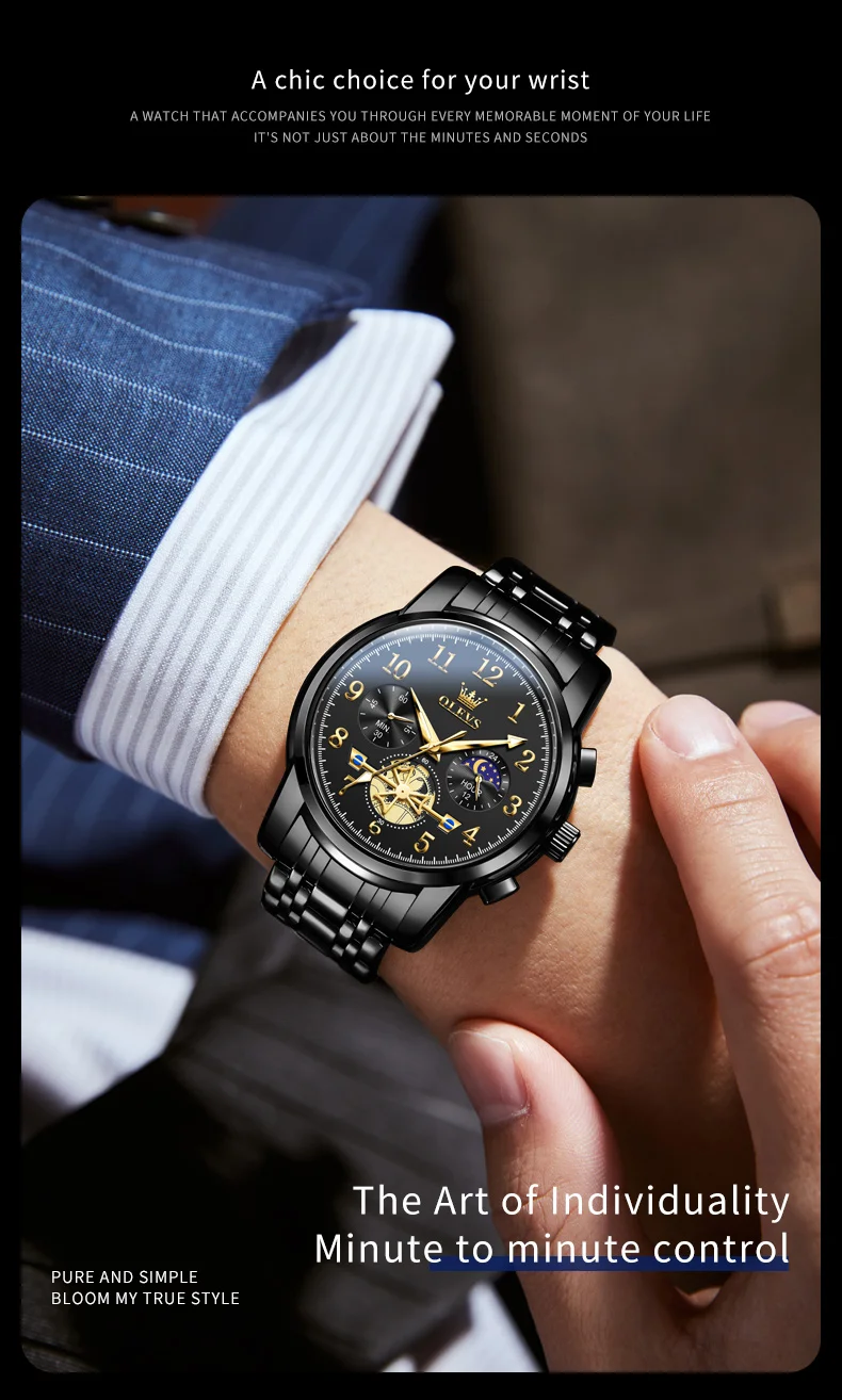 OLEVS 2900-BLACK description image