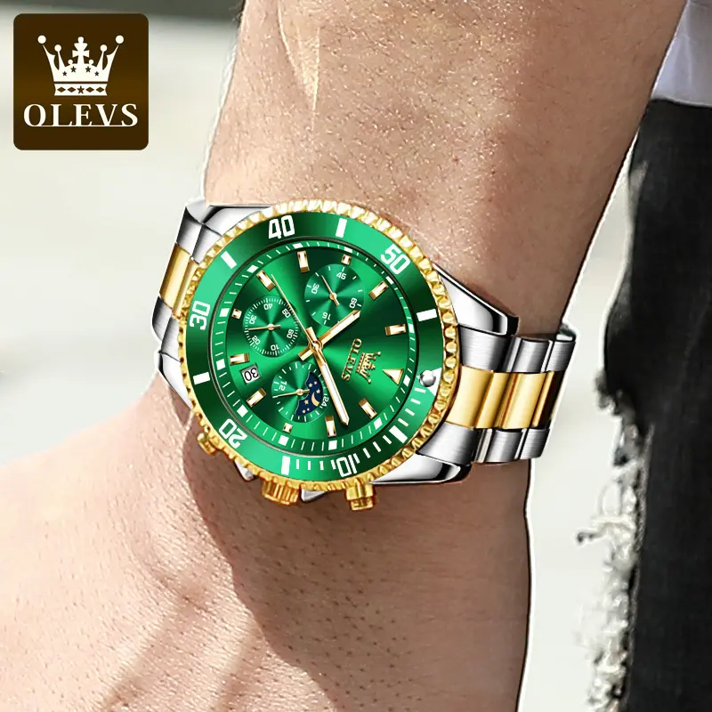 OLEVS2870 -GOLDEN GREEN description image