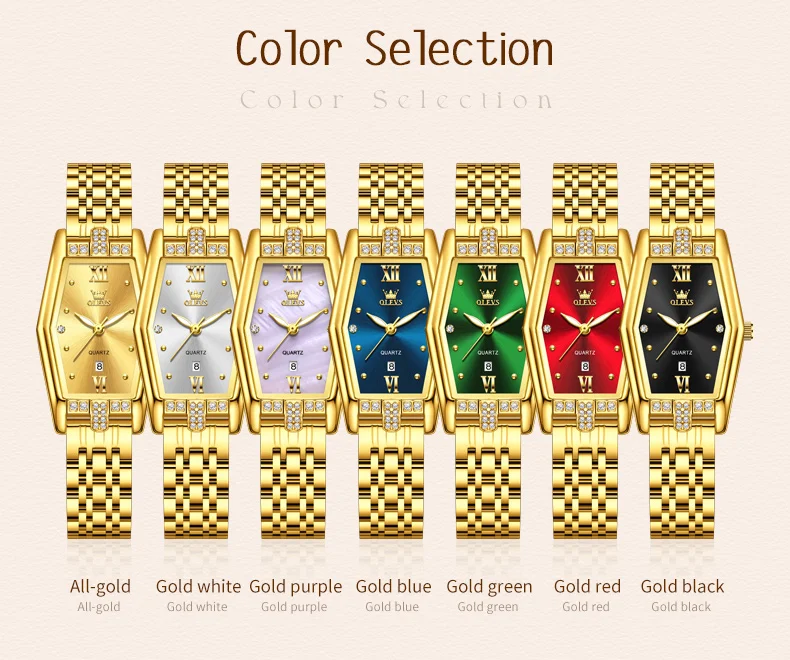 OLEVS 3699 - GOLDEN BLUE description image