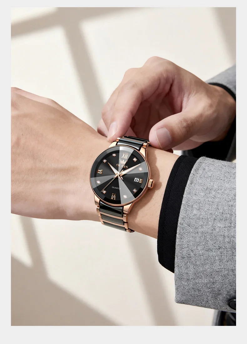 OLEVS 7114-ROSE BLACK description image