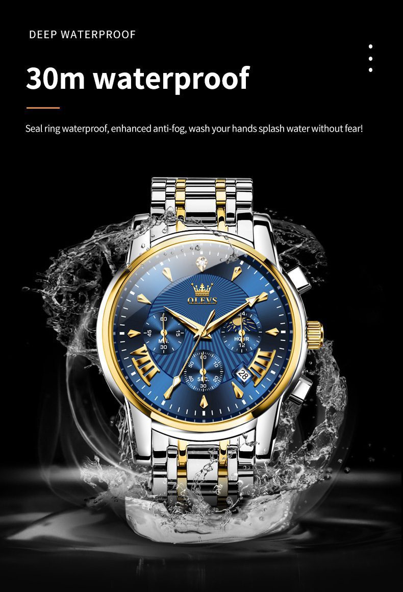 OLEVS 2892 - GOLDEN BLUE description image