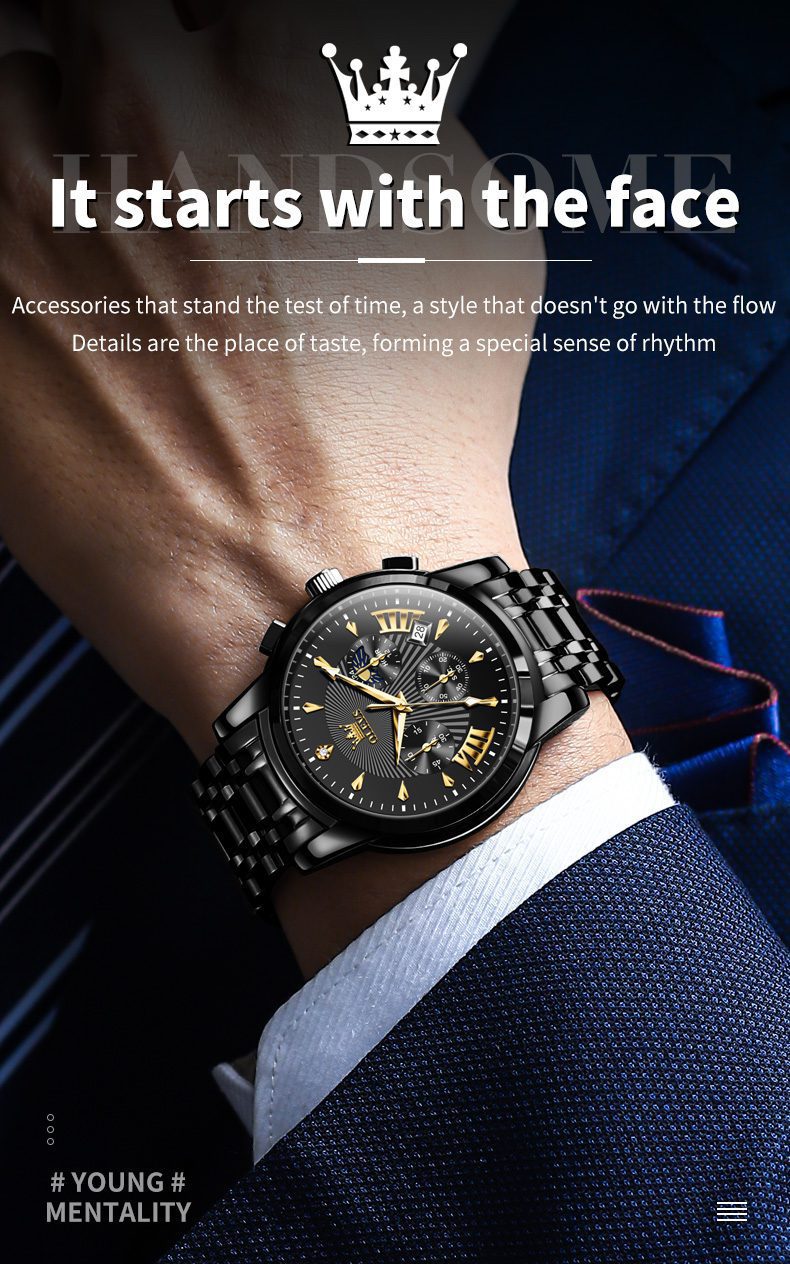 OLEVS 2892 - BLACK description image