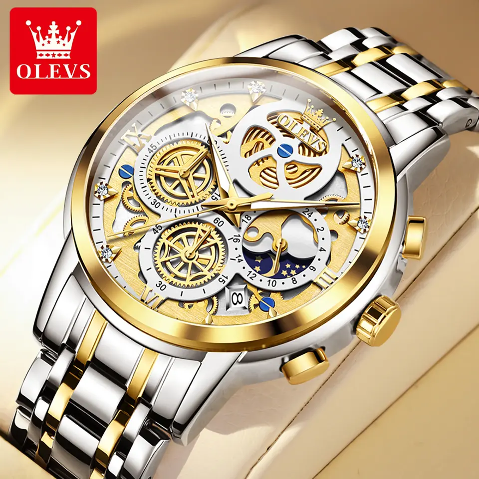 OLEVS 9947-GOLDEN WHITE image 2