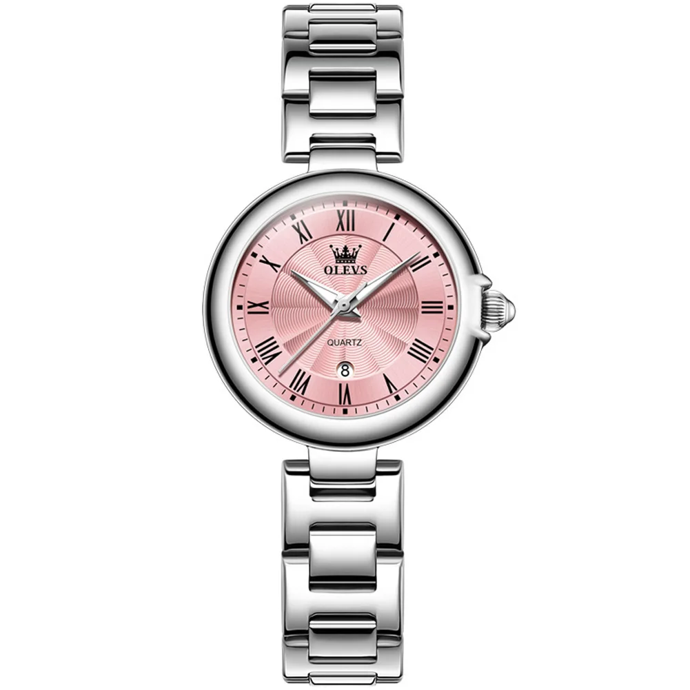 OLEVS 5608-SILVER PINK