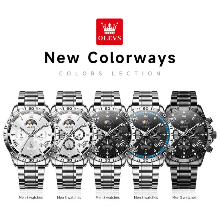 OLEVS 2949-SILVER WHITE description image