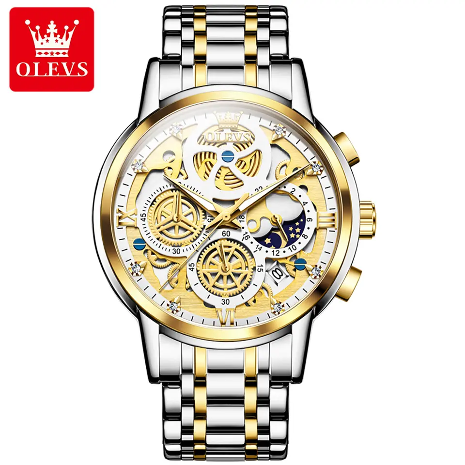 OLEVS 9947-GOLDEN WHITE