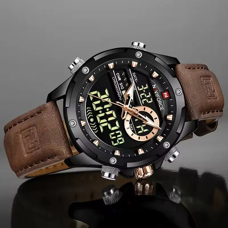 Naviforce 9208 L - Black Brown image 3